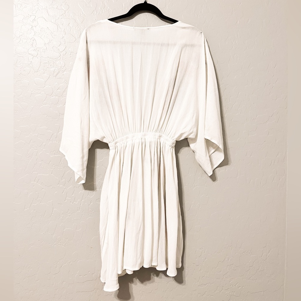 Forever 21 Embroidered Floral Swim Cover Up/Dress - Picture 4 of 5